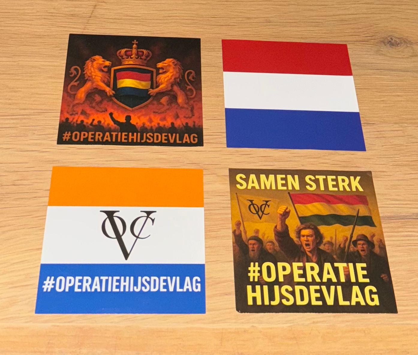 Sticker pakket 4x 25 unieke stickers