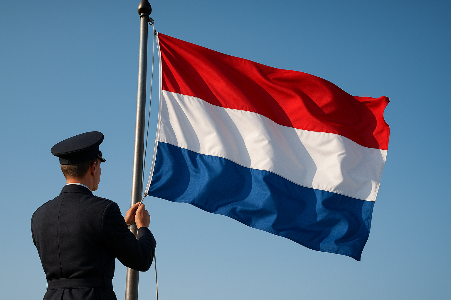 Operatie hijs de vlag, nederlandse vlag